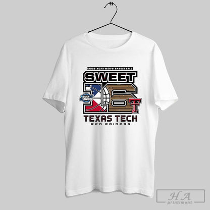 Texas Tech Red Raiders 2025 Ncaa Mens Basketball Sweet 16 Above Rim