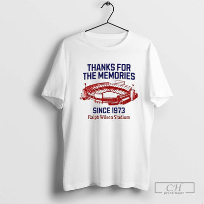 Thanks Memories Since 1973 Ralph Wilson Stadium Bills Hoodie Unique
