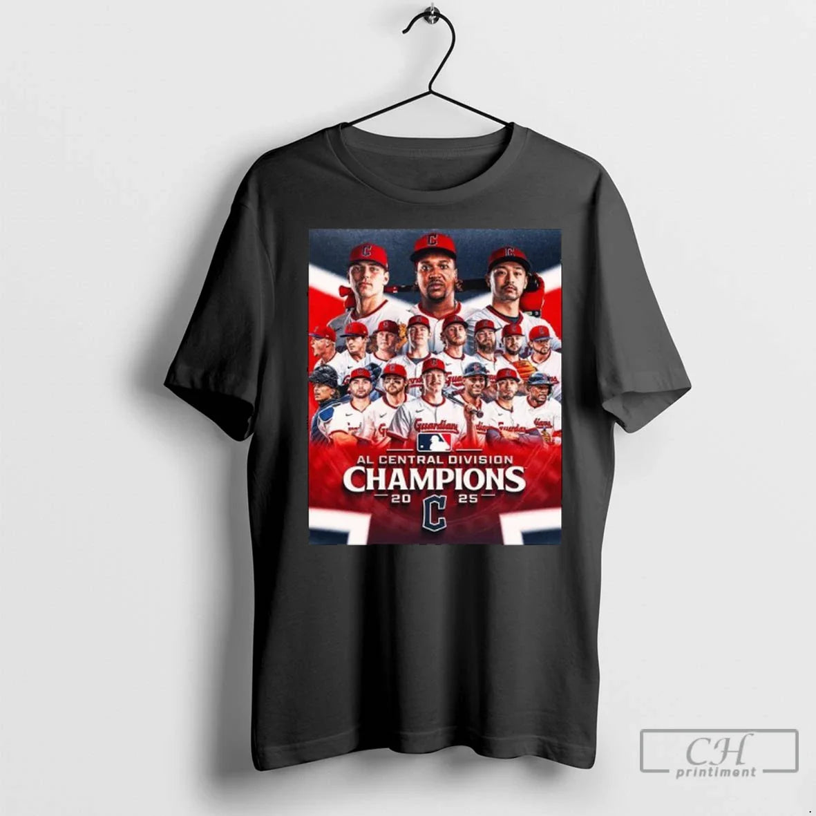 2025 Al Central Division Champions Cleveland Guardians Long Sleve