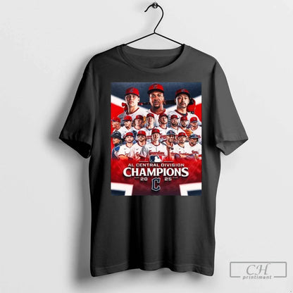 2025 Al Central Division Champions Cleveland Guardians Long Sleve