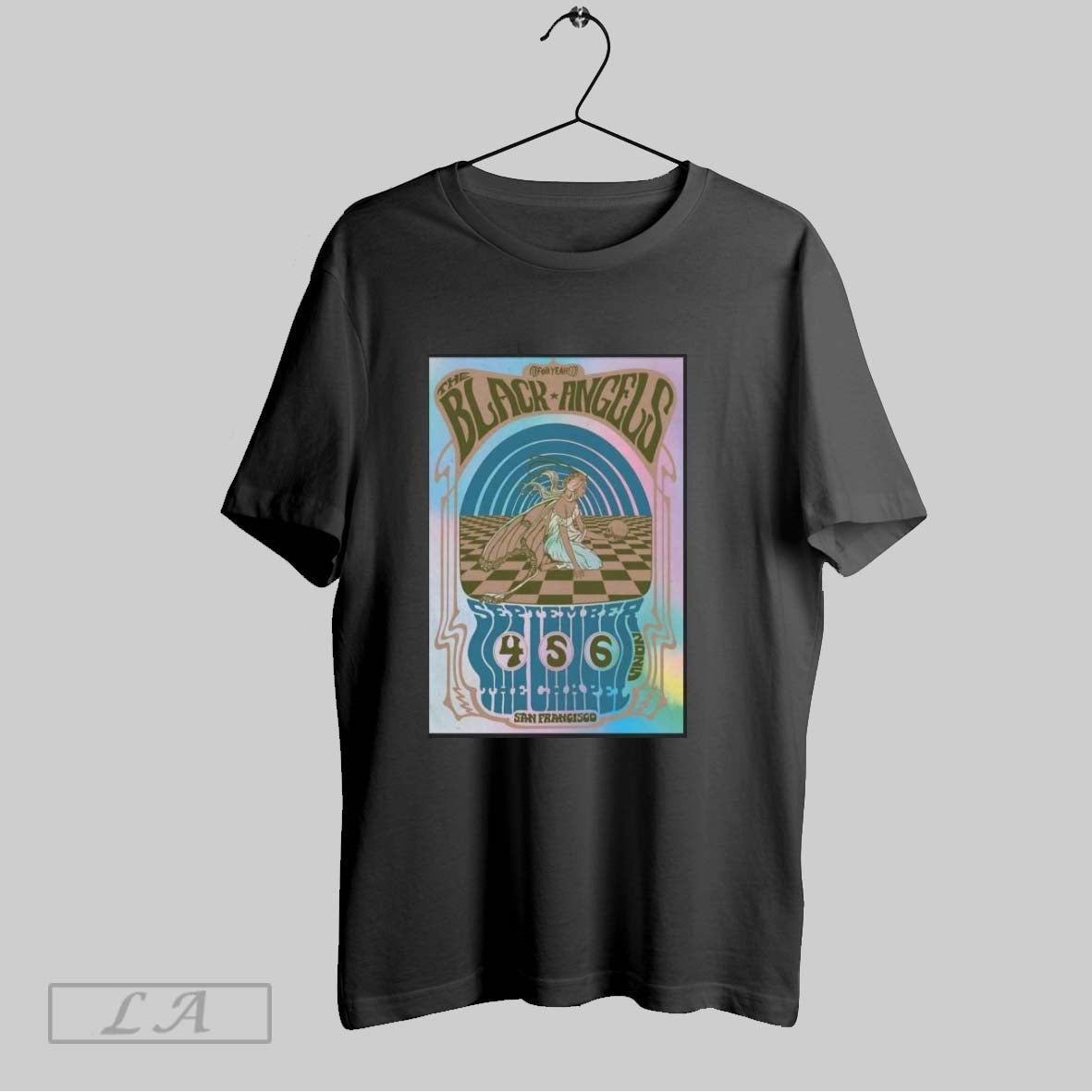 Black Angels Sept 4 6 2025 Chapel San Francisco Ca Poster Shirt