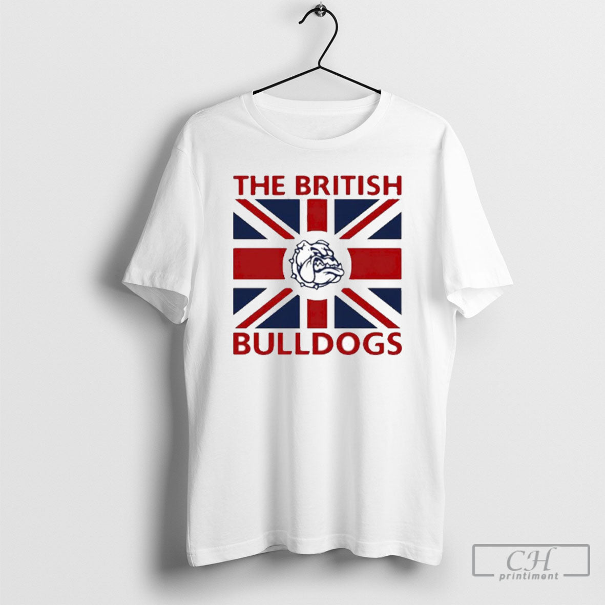 British Bulldogs Flag Sweatshirt Authentic Fashion