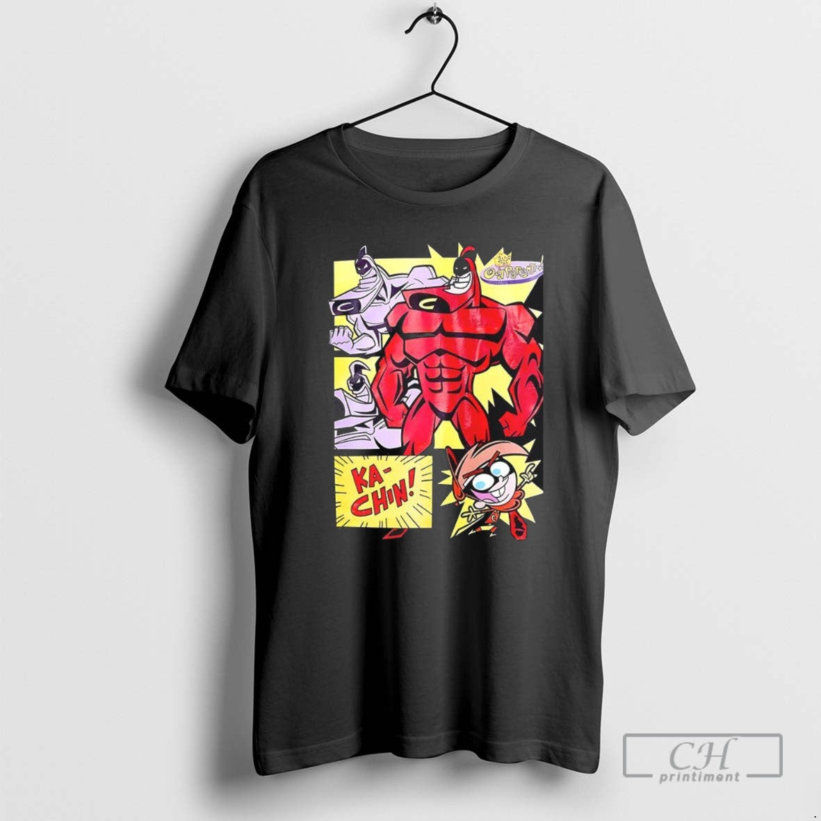 Crimson Chin Fairly Oddparents Panels T Shirts TShirt Elegant Gift
