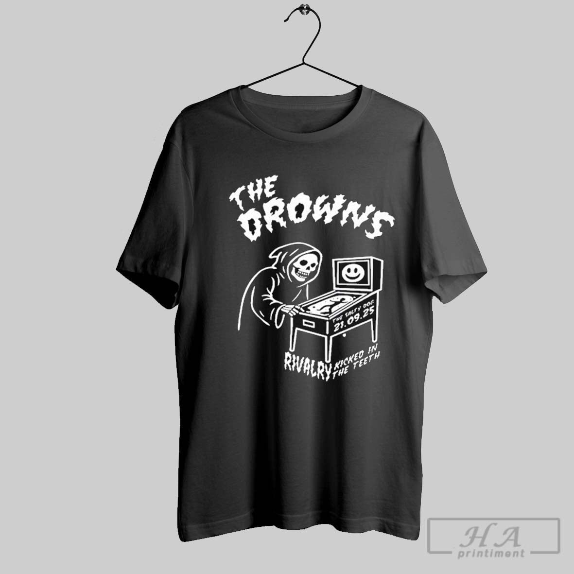 Drowns Salty Dog Rivalry Kicked Teeth Sep 21 2025 Grim Reaper TShirt
