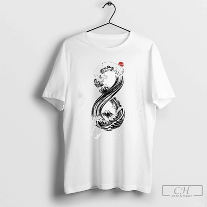 Great Wave Off Kanagawa And Japanese Sumi E Art Hoodie Exclusive