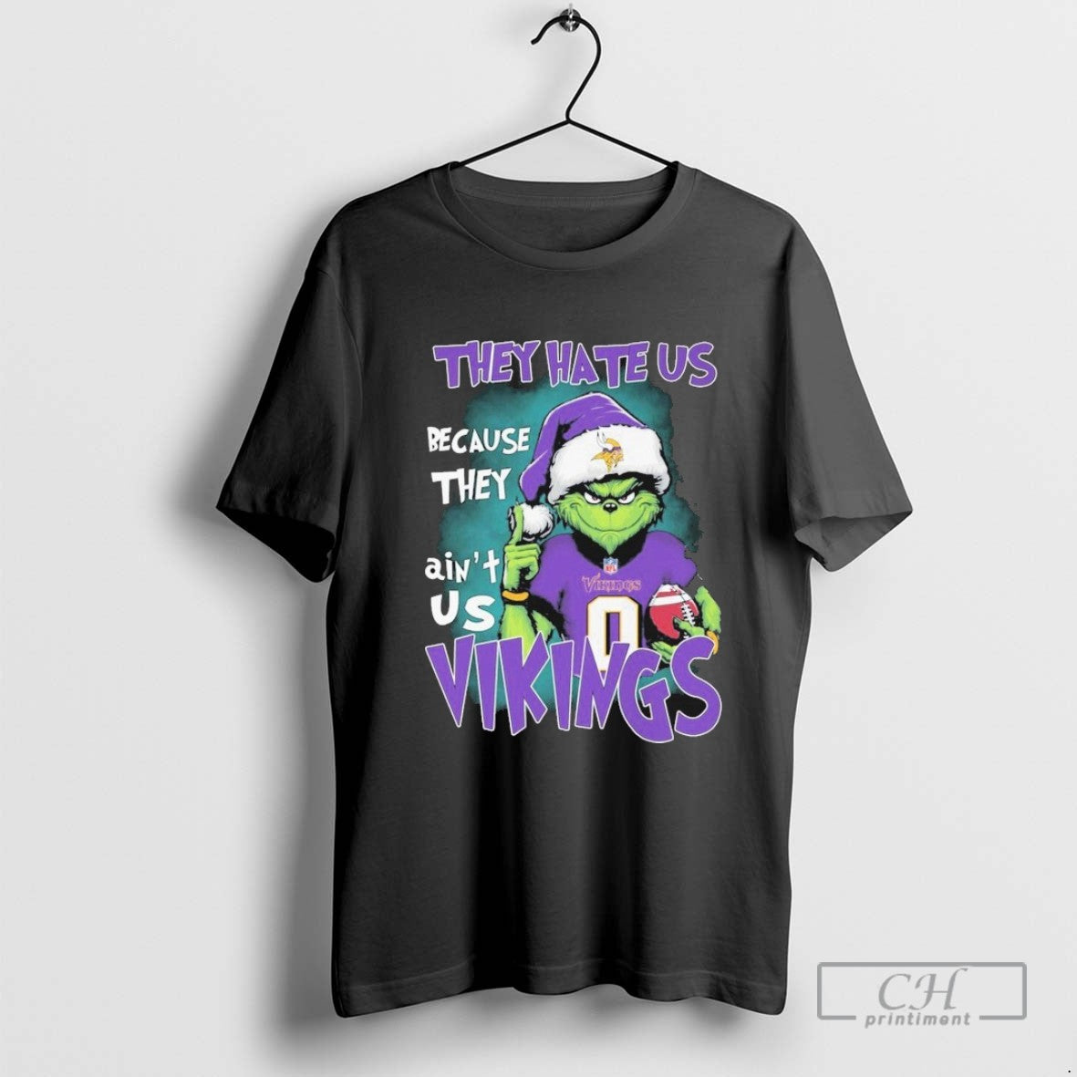 Grinch They Hate Us Because Theyre Not Us Minnesota Vikings Long