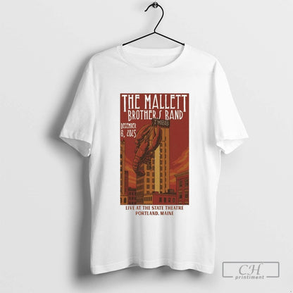 Mallett Brothers Band Portland Me December 6 2025 Tour Shirt