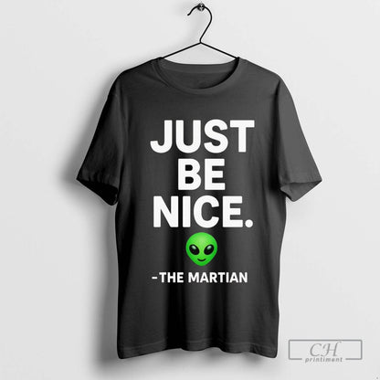 Martian Just Be Nice Tank Top Retro Look