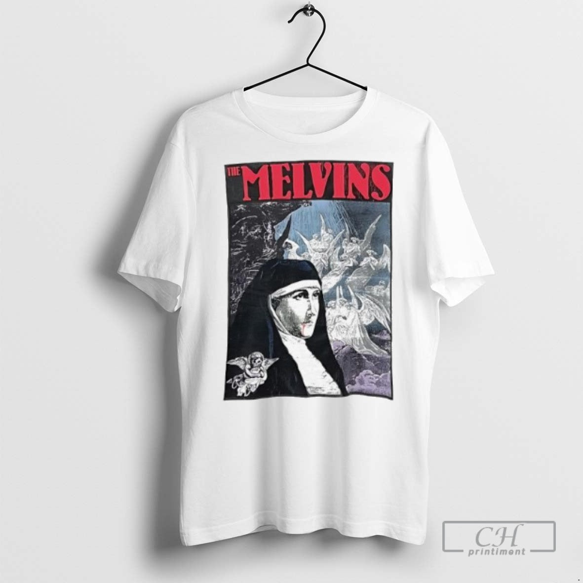 Melvins Nun T Shirts TShirt Classic Outfit