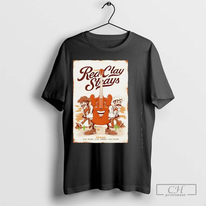 Red Clay Strays Texas New Long Sleeve Premium Art