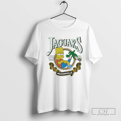 Simpsons Bart X Jacksonville Jaguars Hoodie Modern Collection