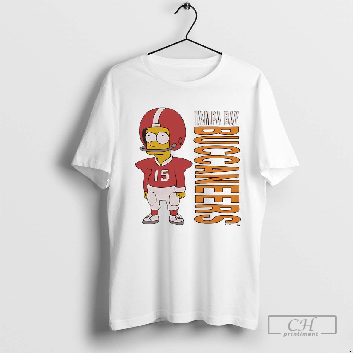 Simpsons Bart X Tampa Bay Buccaneers Long Sleeve Designer Style