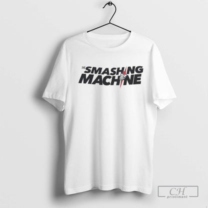Smashing Machine Title Logo Hoodie Modern Look
