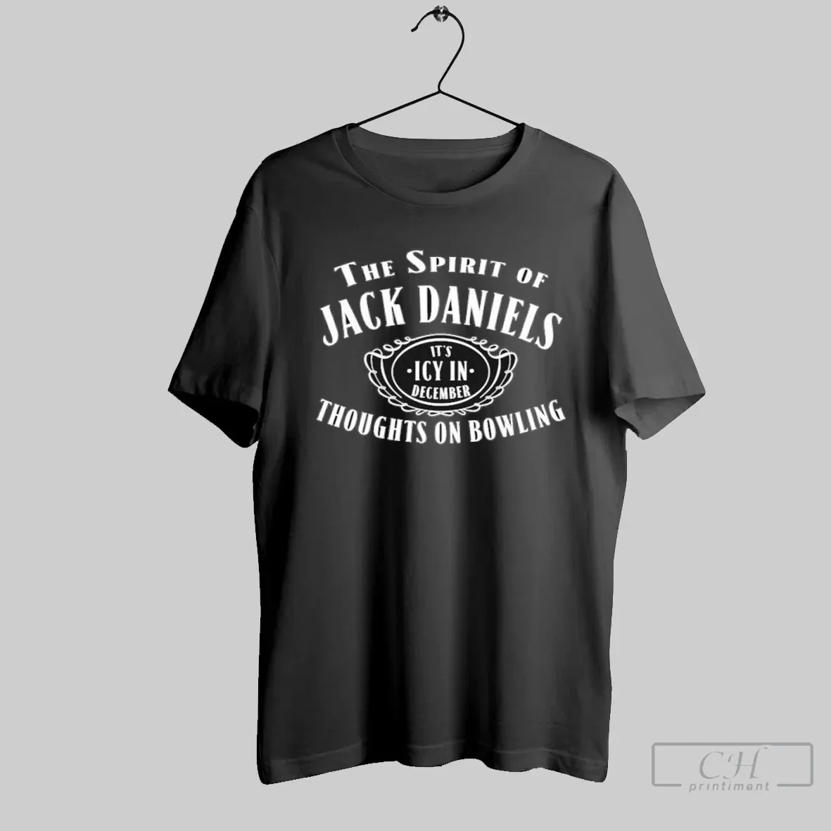 Spirit Jack Daniels Thoughts Bowling Its Icy December Spirit Tank Top