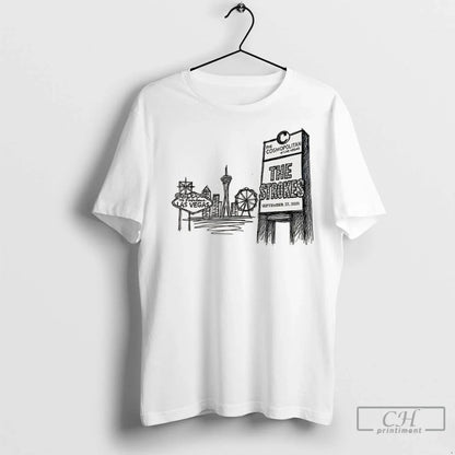 Strokes Las Vegas 2025 T Shirts Long Sleeve Premium Fashion