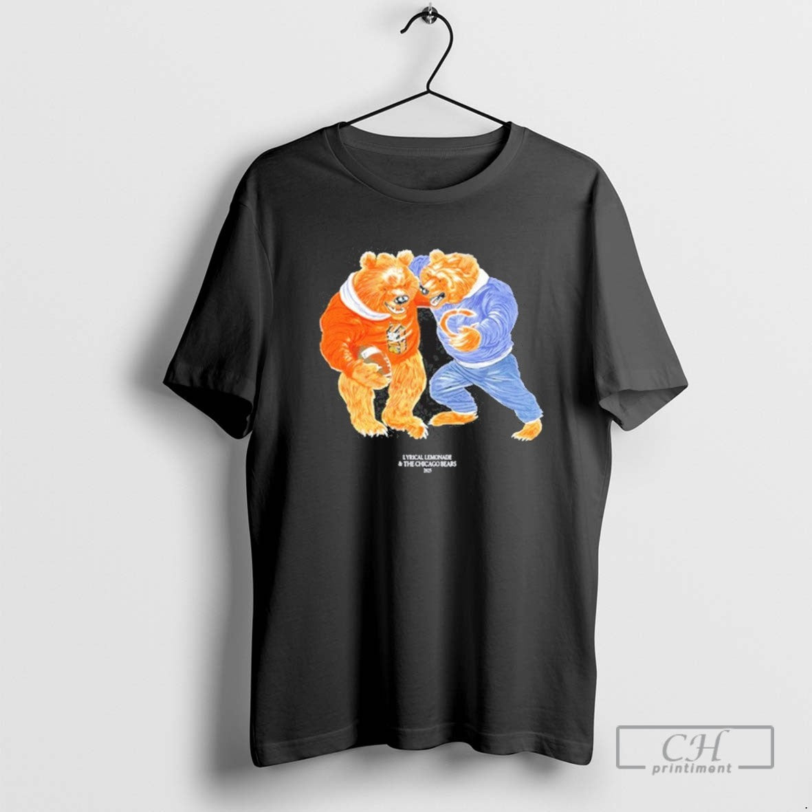Tackle Bear Hoodie Vintage Art