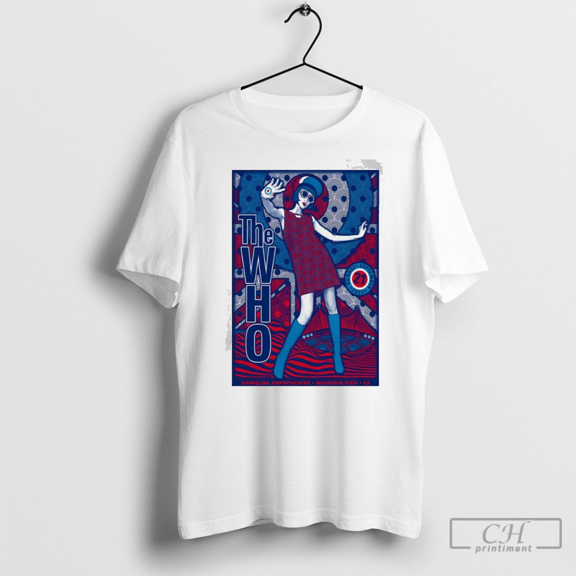 Who Shoreline Amphitheatre Mountain View Ca Sep 21 2025 Shirt