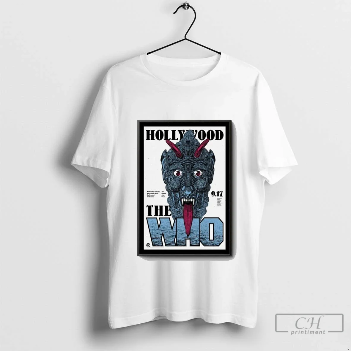 Who Tour Hollywood Ca 09 17 2025 Shirt Premium Art