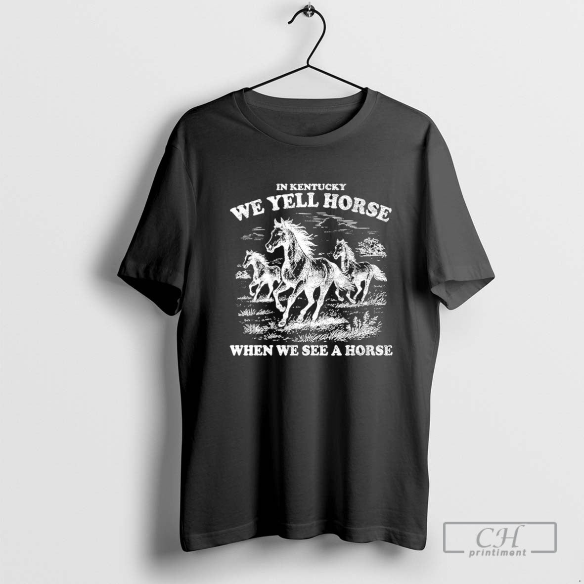 Yell Horse When We See Horse Kentucky Hoodie Elegant Design
