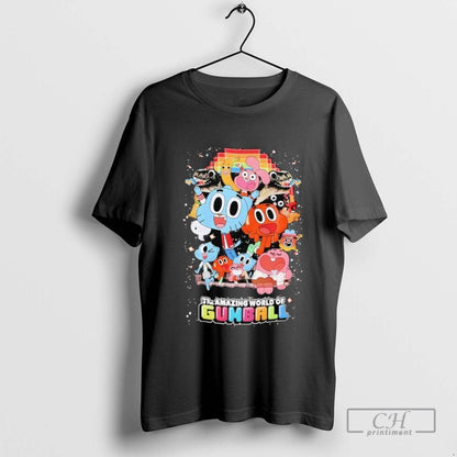 Amazing World Gumball Cartoon Shirt Vintage Style