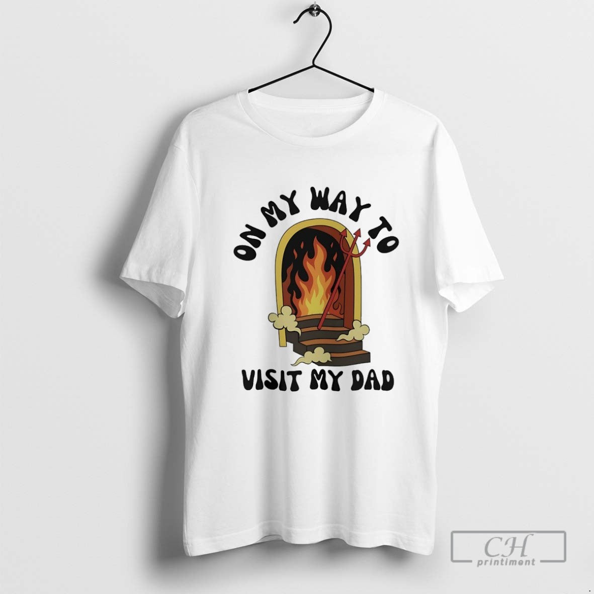 Gates Hell My Way To Visit My Dad Sweatshirt Premium Merch