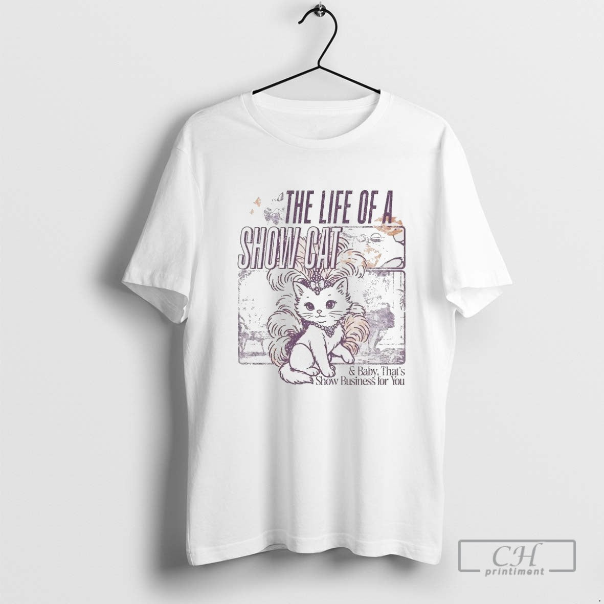 Life Show Cat And Thats Show Business You Long Sleeve Unique Fashion