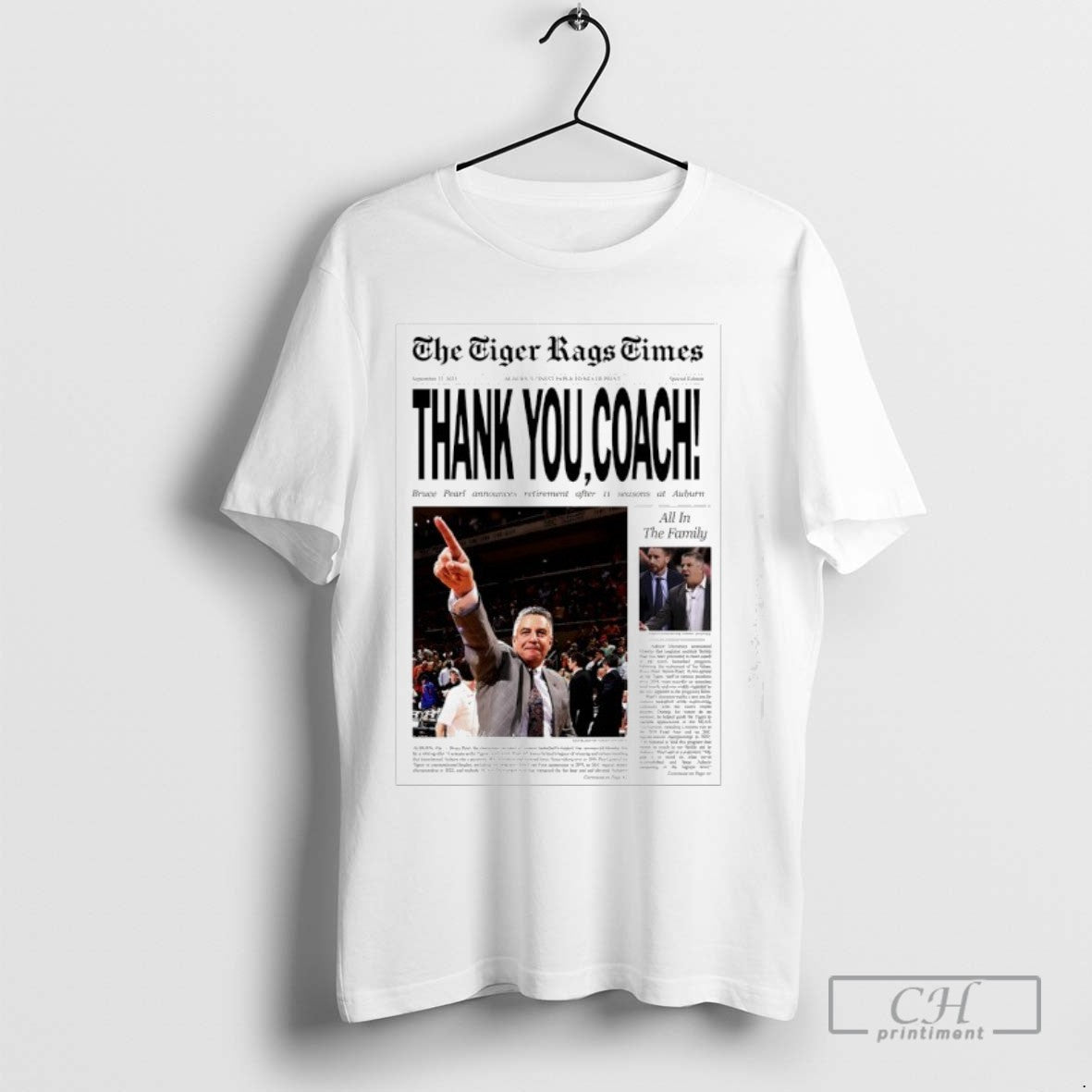 Tiger Rags Times Thank You Coach Bruce Pearl Announces Retirement