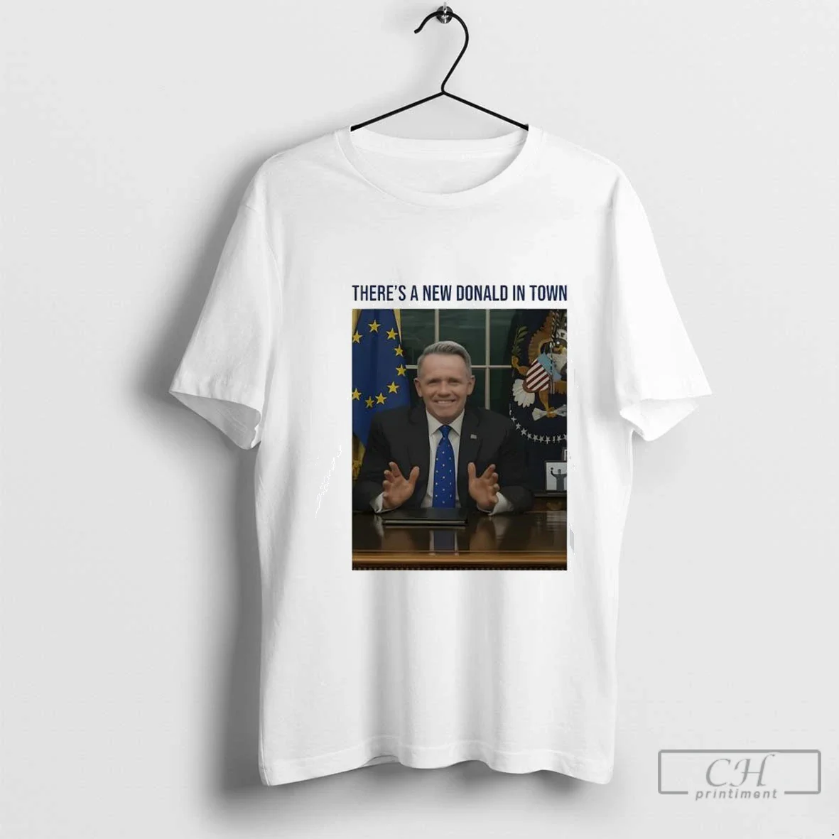 Theres New Donald Town Tee Premium Art
