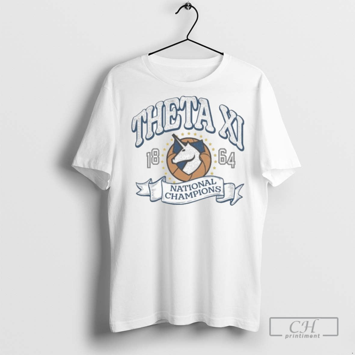 Theta Xi National Champions 1864 T Shirts Long Sleeve Exclusive