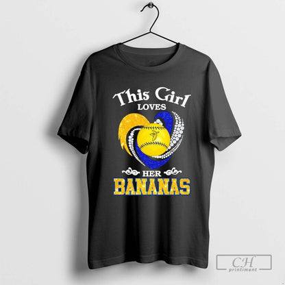 This Loves Her Savannah Bananas Heart Diamond Shirt Modern Outfit
