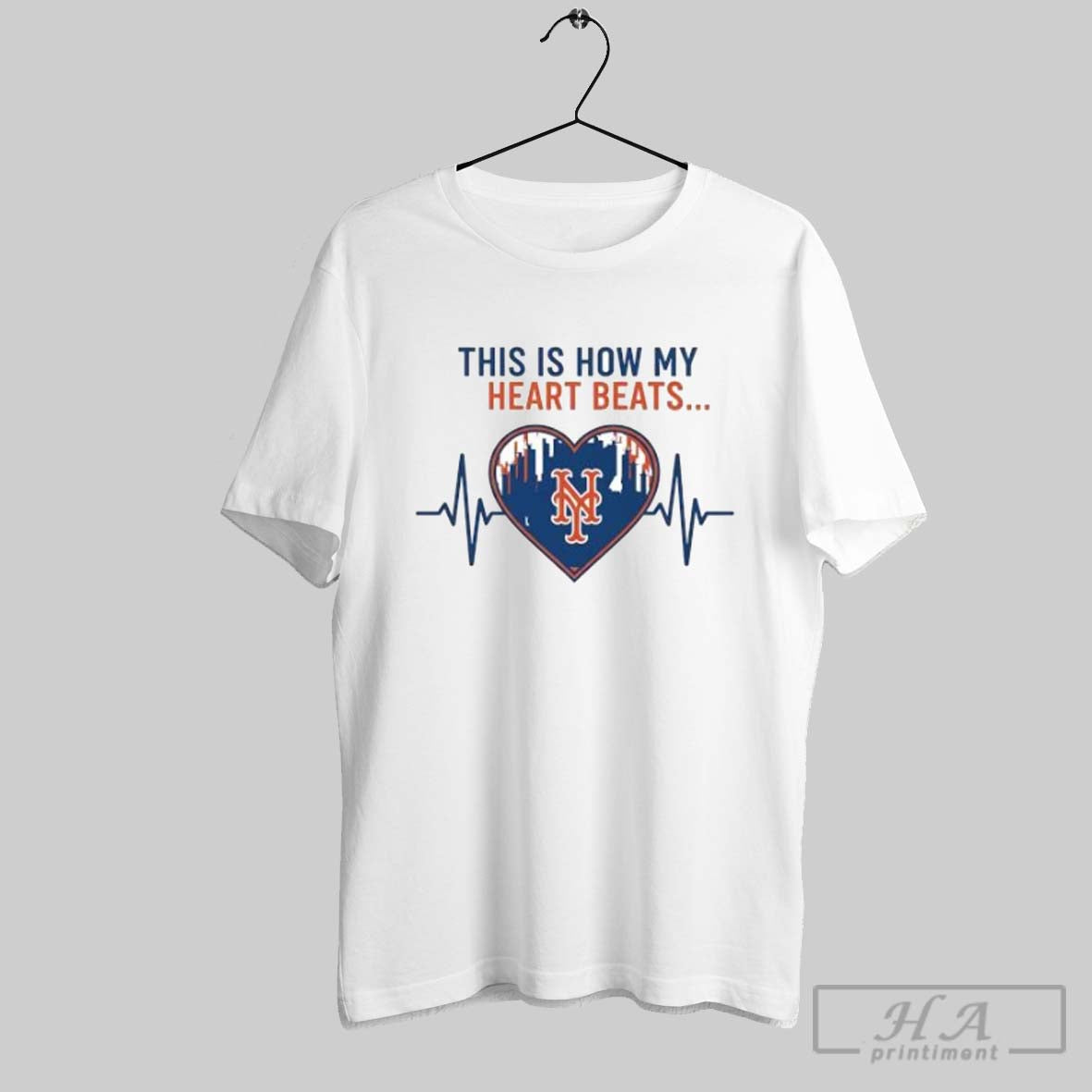This Is How My Heart Beats New York Mets Sweatshirt Modern Apparel