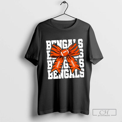 Tiger Coquette Bow Tee Modern Design