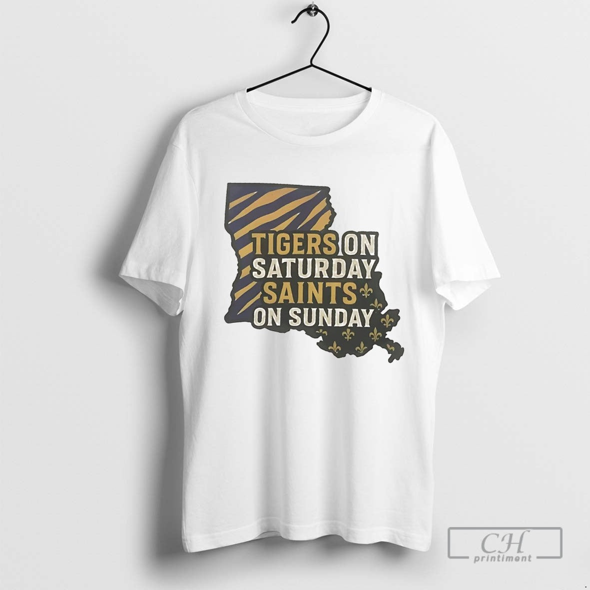 Tigers Saturday Saints Sunday Tank Top Authentic Gift