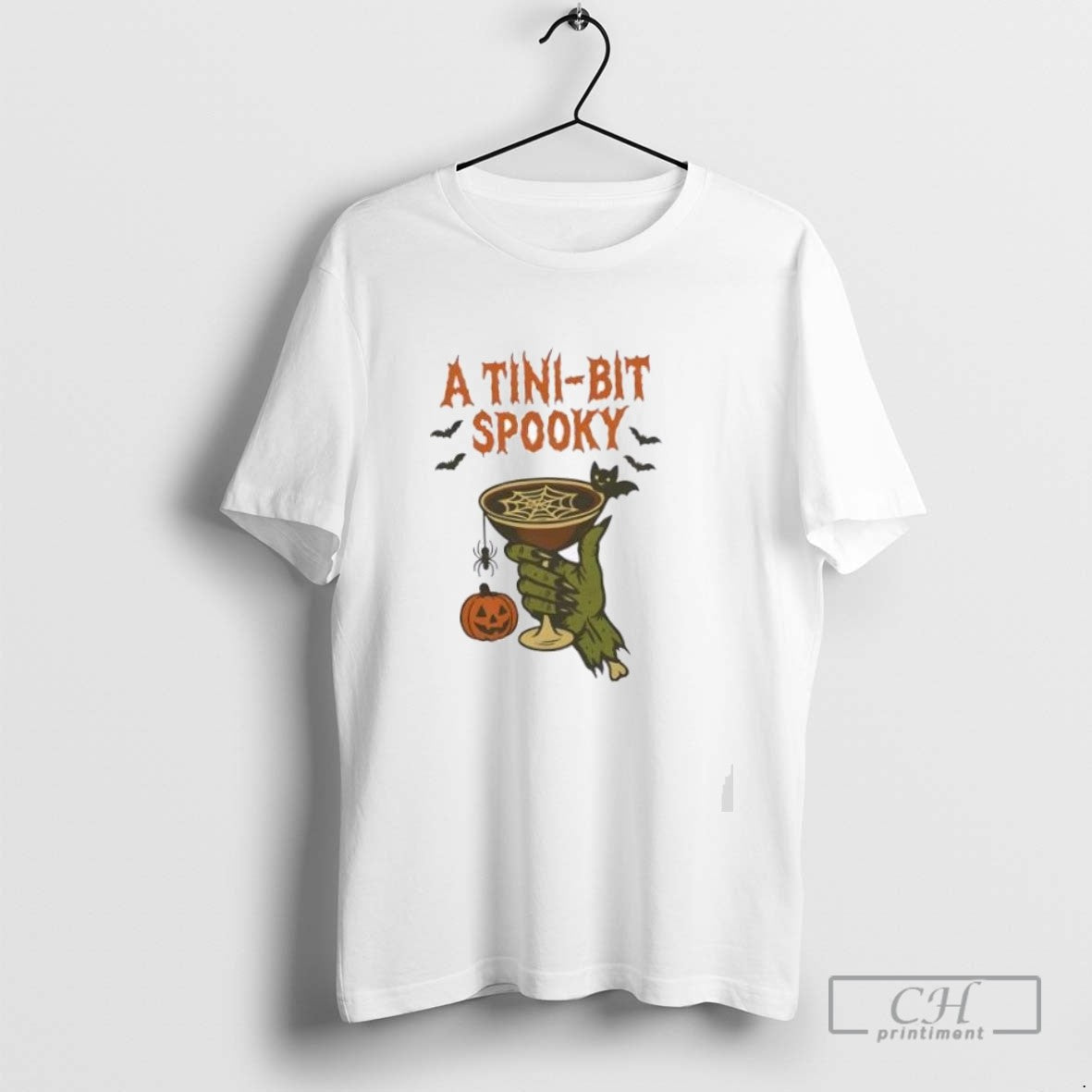 Tini Bit Spooky Halloween Sweatshirt Designer Art