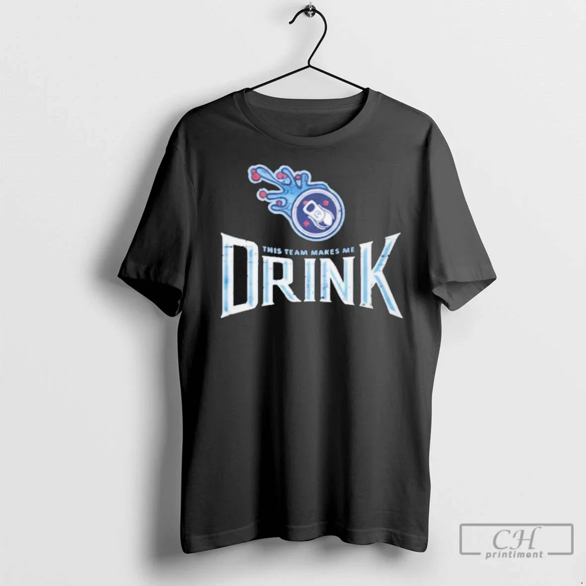 Titans This Team Makes Me Drink Tank Top Vintage Apparel
