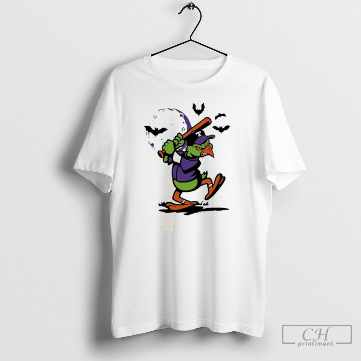 Toledo Mud Hens Baseball Happy Halloween Tee Modern Apparel