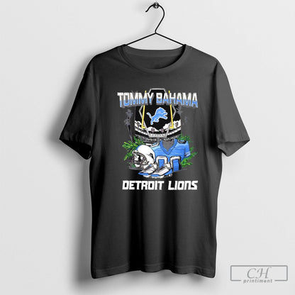 Tommy Bahama Detroit Lions Football Tee Classic Art