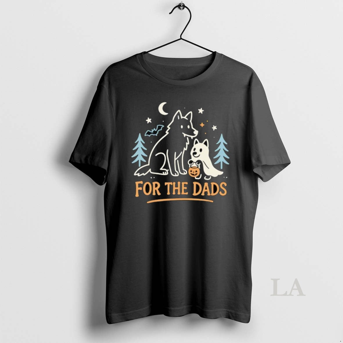 Dog Ghost Forest Dads Halloween Hoodie Modern Design