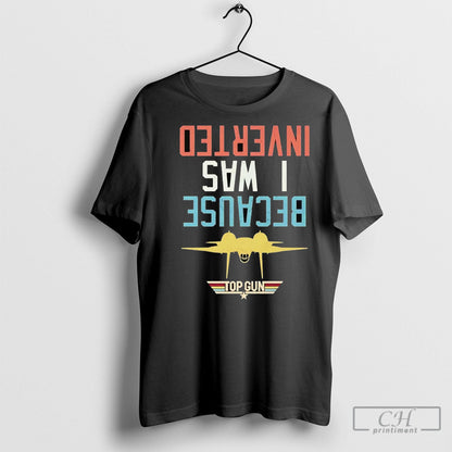 Gun Because I Was Inverted Upside Down Tank Top Retro Collection