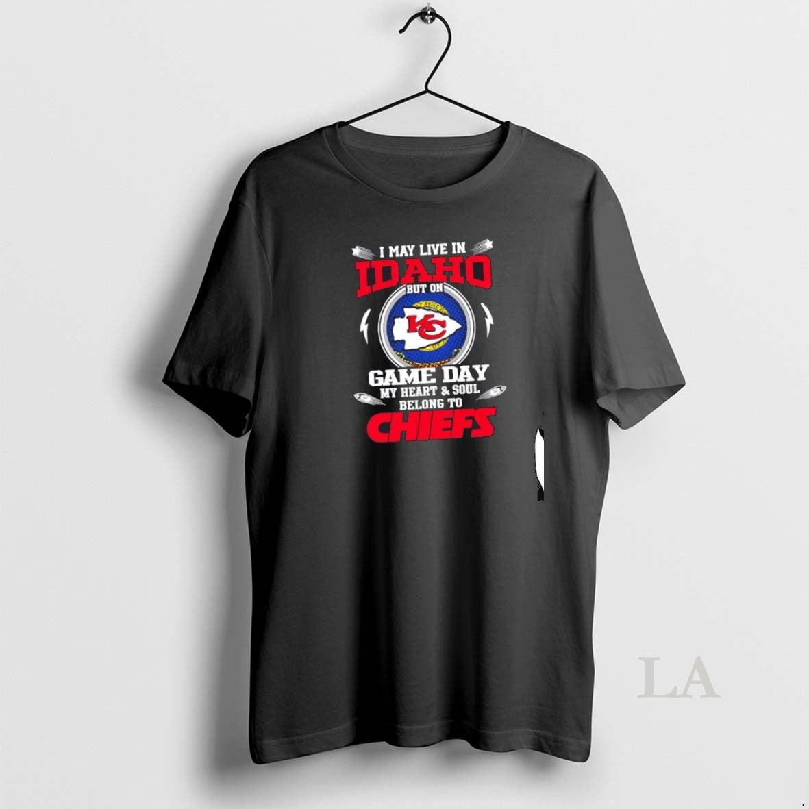 I May Live Idaho But Game Day My Heart And Soul Belongs TShirt Retro