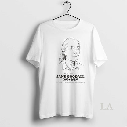 Jane Goodall 1934 2025 Rest Peace Thank You Memories Sweatshirt