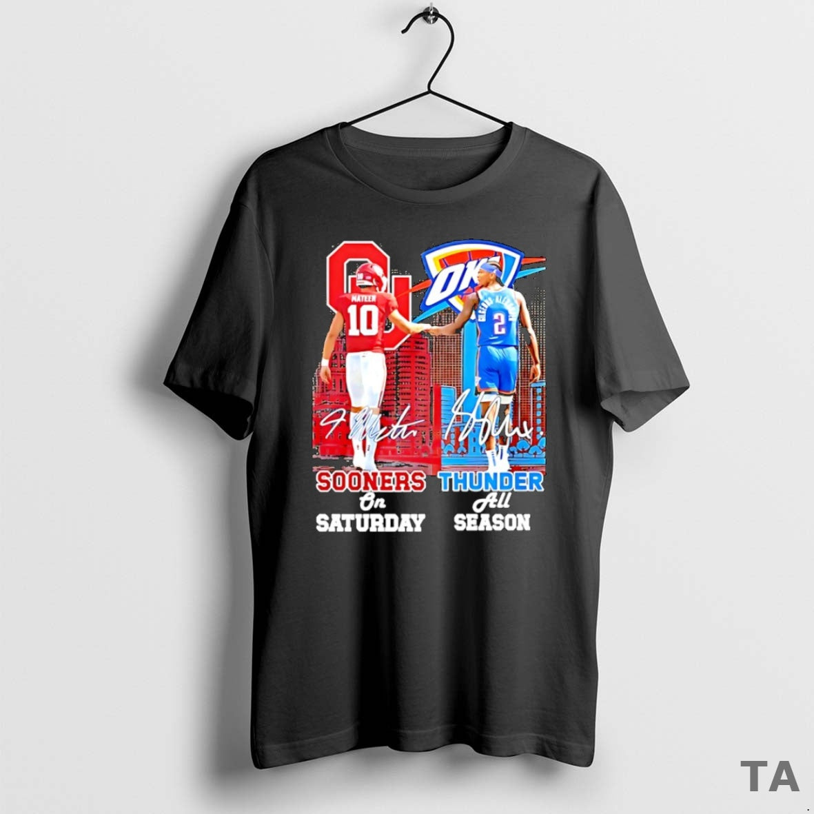John Mateer Oklahoma Sooners Saturdays And Shai Gilgeous Alexander