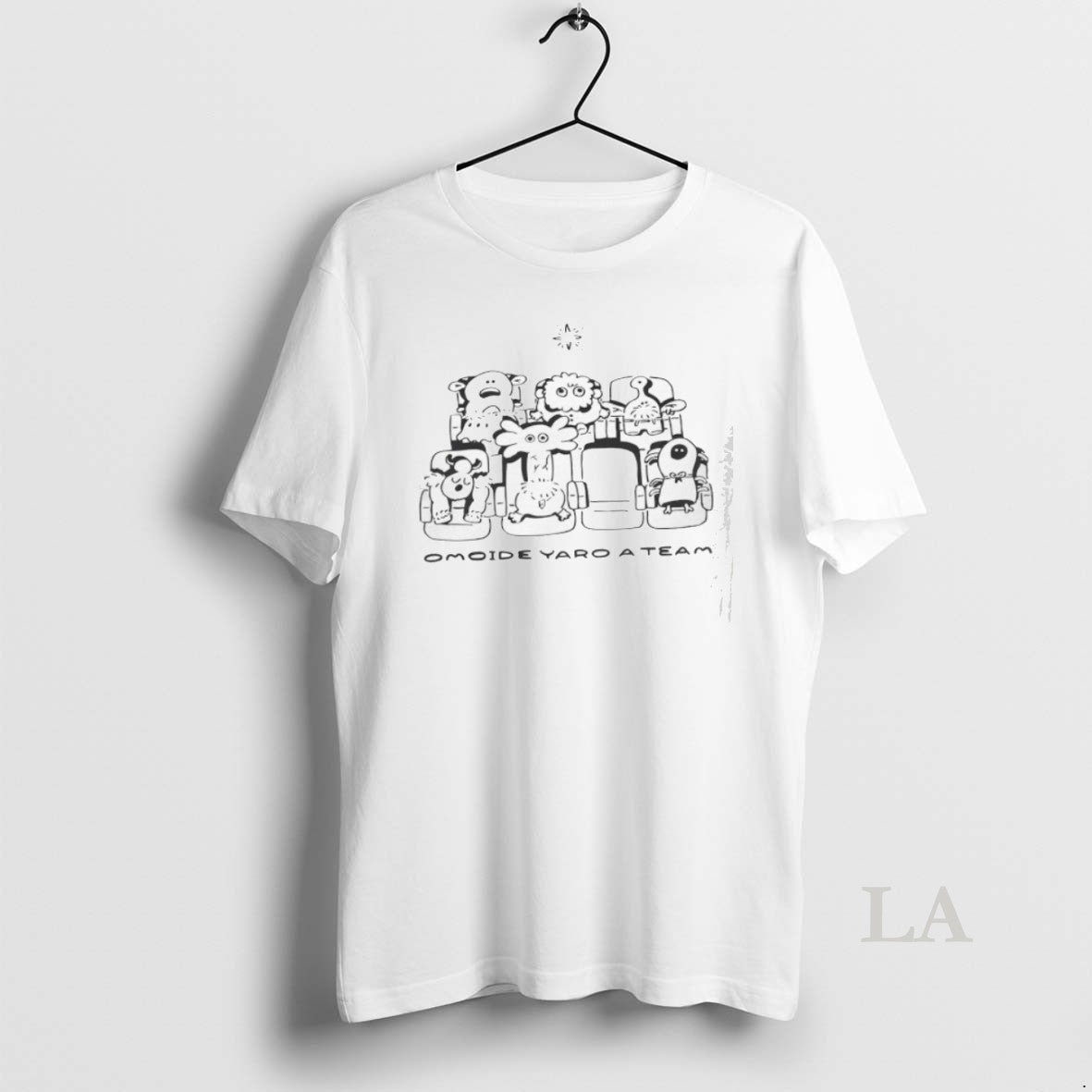 Omoide Yaro Team Hoodie Retro Art