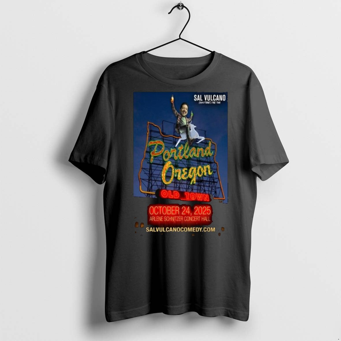 Premium Sal Vulcano Portland Or October 24 2025 Concert Long Sleve T