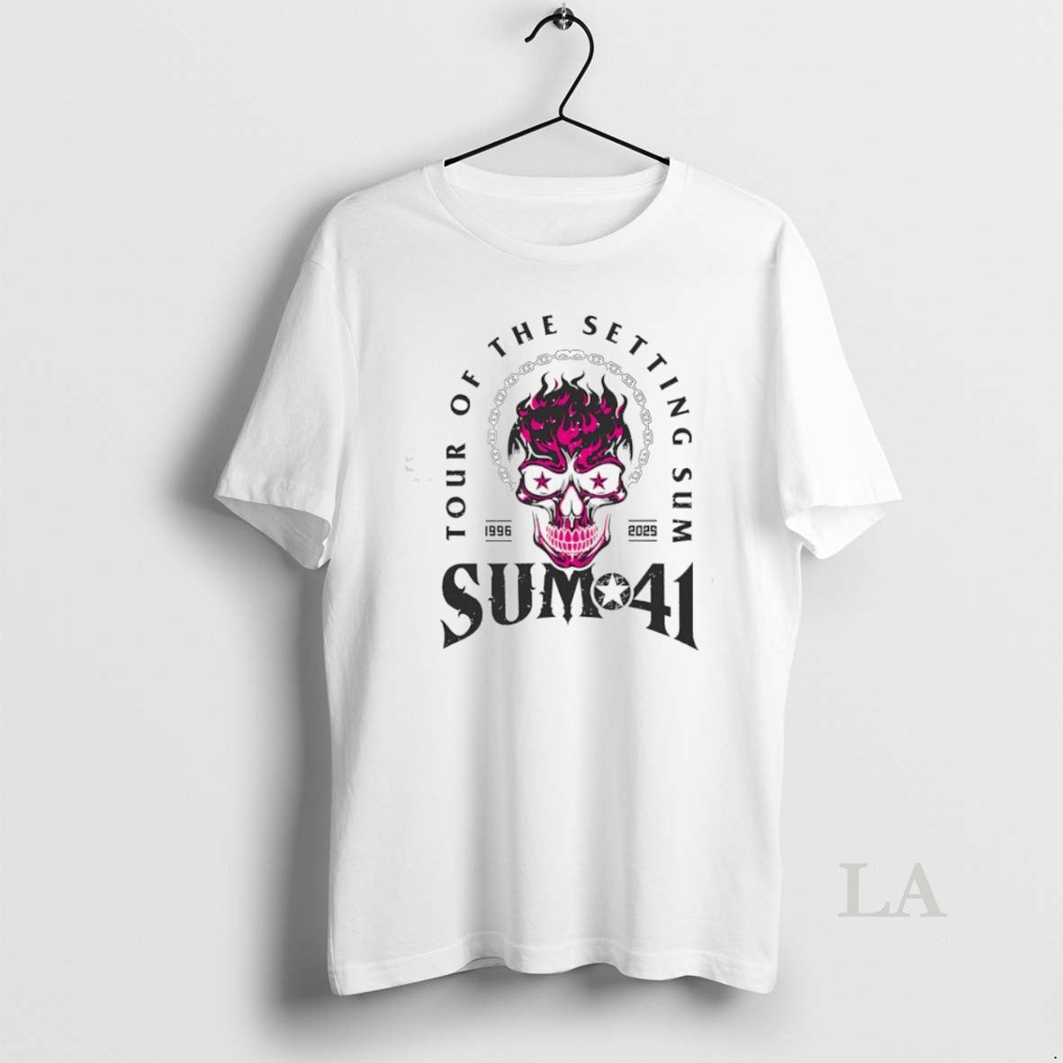 Skull Sum 41 Tour Setting Sum 1996 2025 TShirt Retro Outfit