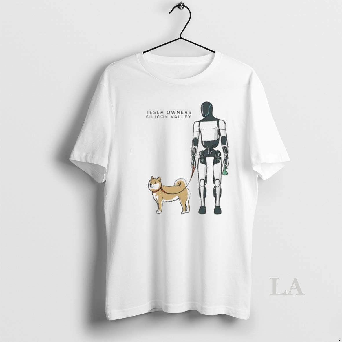 Tesla Owners Silicon Valley Robot Dog Tee Premium Apparel