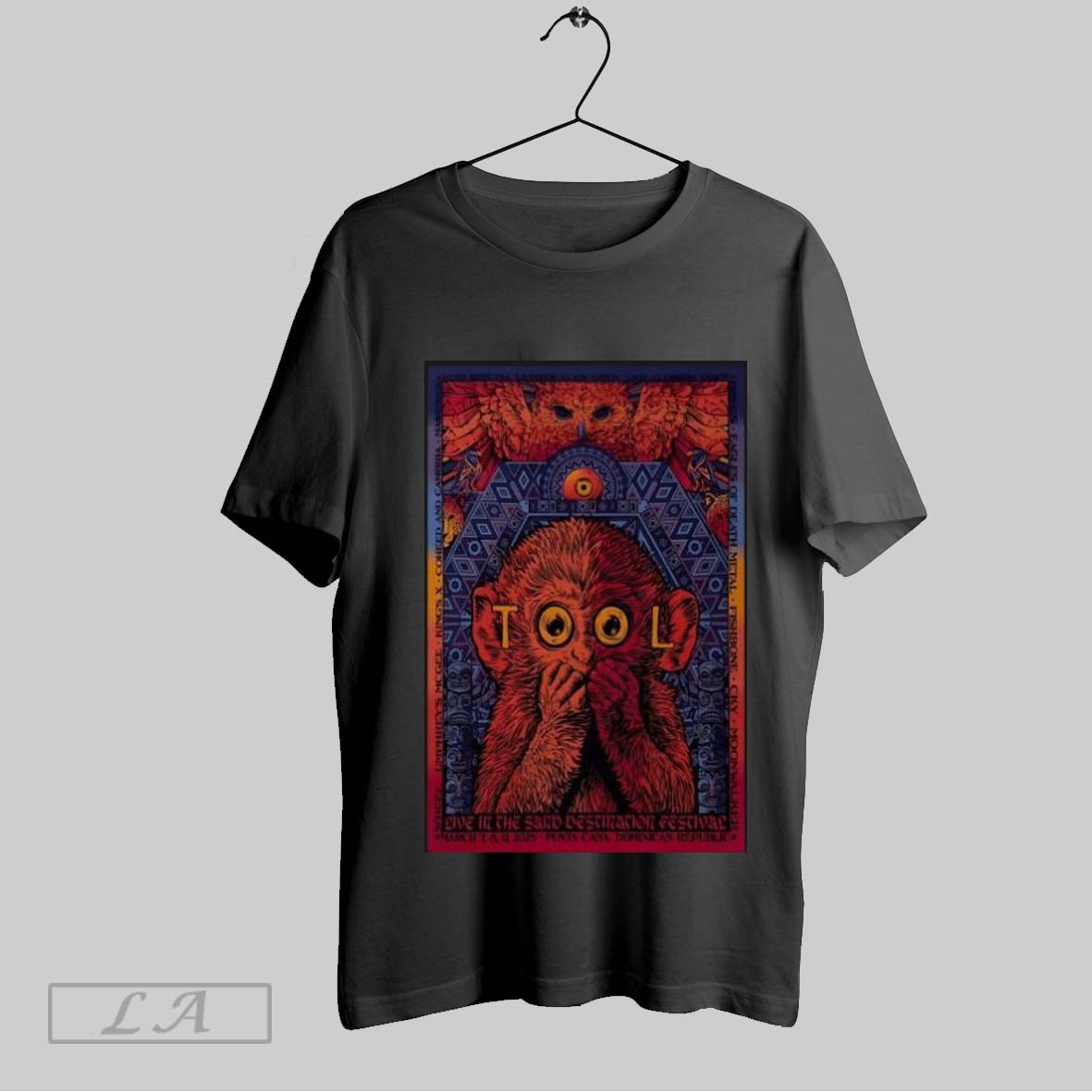 Tool Mar 7 8 9 Punta Cana Dr Live Sand Destination Festival Tee Retro
