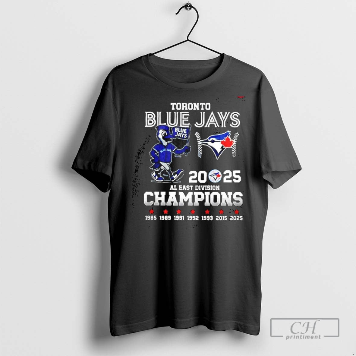 Toronto Blue Jay Al Central Division Champions 2025 T Shirts Tee