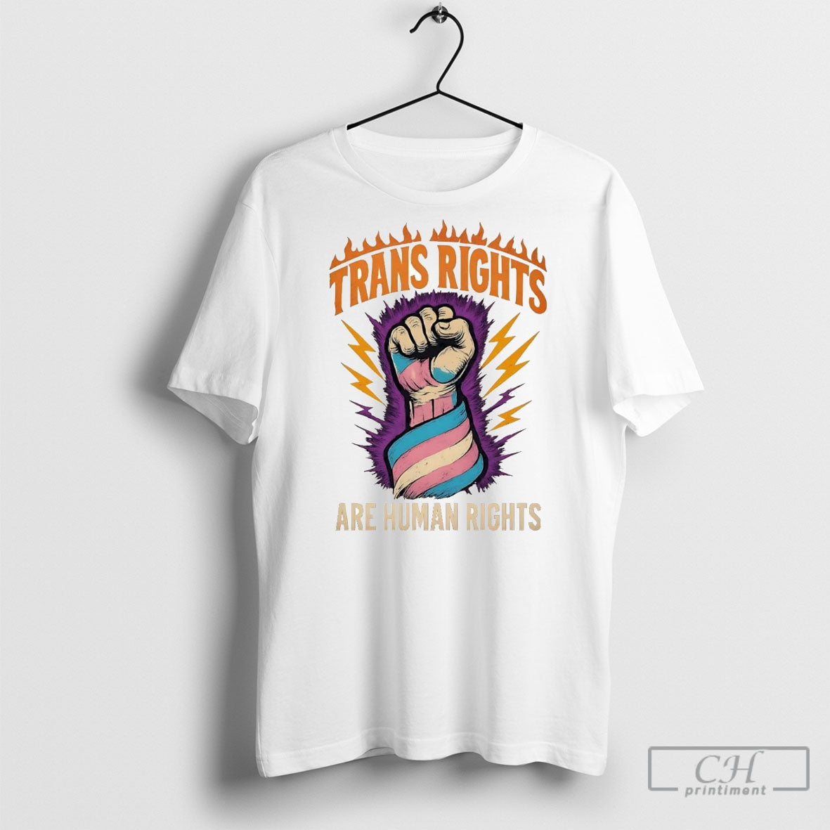 Trans Rights Are Human Rights Long Sleeve Trendy Gift