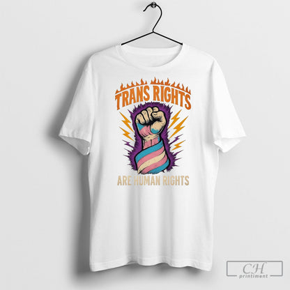 Trans Rights Are Human Rights Long Sleeve Trendy Gift